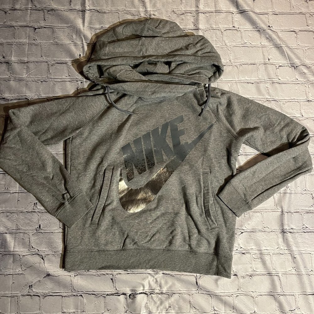 Gray, NIKE, Women’s Hoodie, Size M